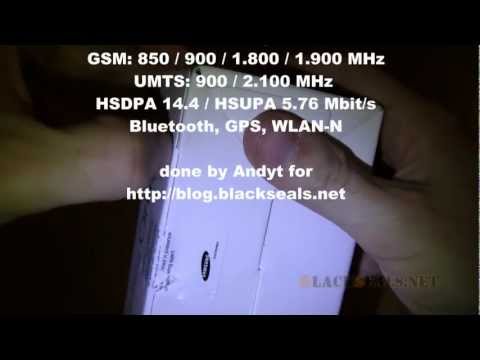 Samsung Omnia W Unboxing