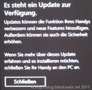 Mehr über den Artikel erfahren Samsung Omnia 7: Update auf WP7.5 kann losgehen