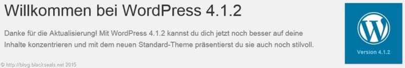 Mehr über den Artikel erfahren WordPress 4.1.2 ist verfügbar
