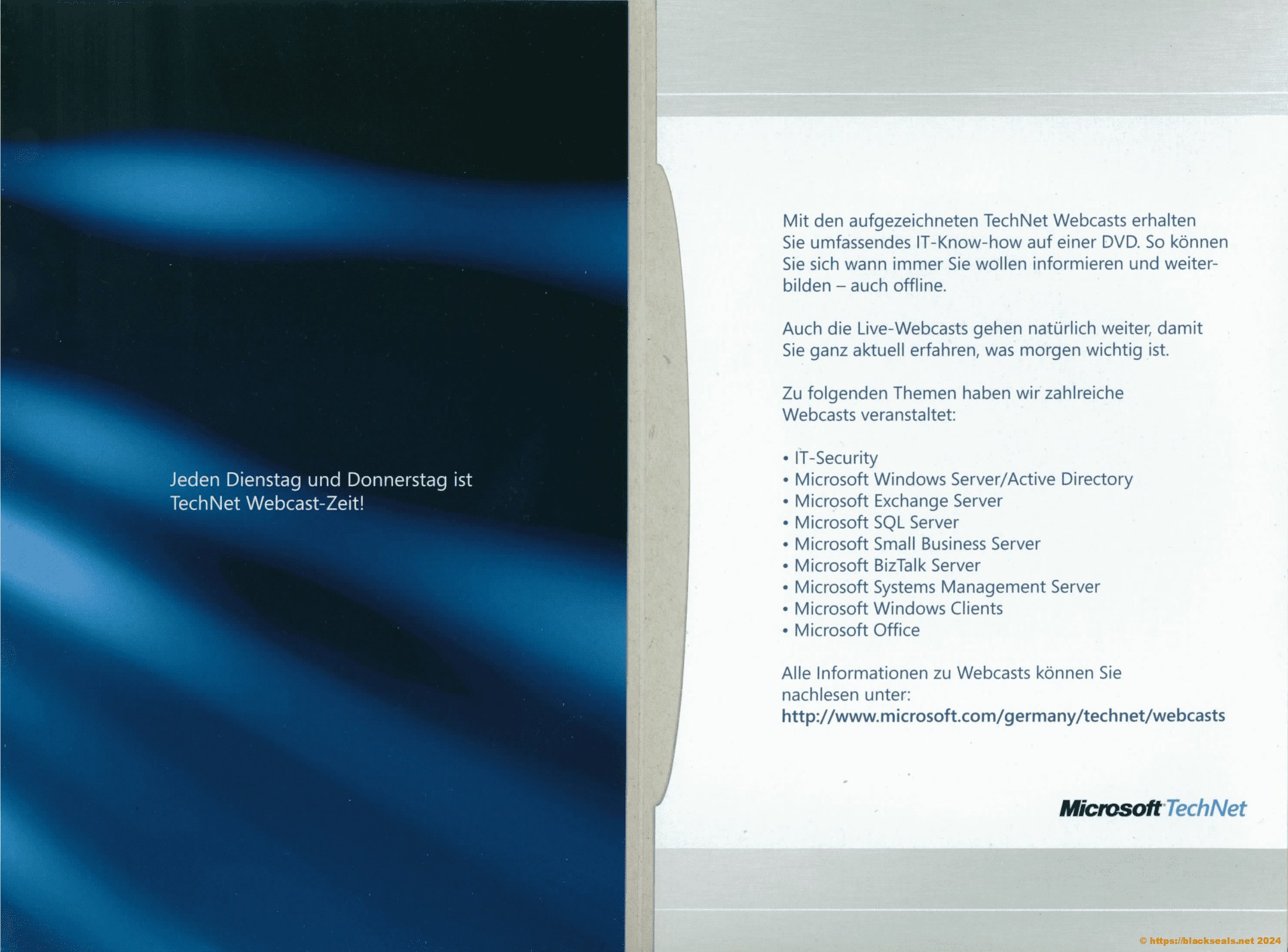 microsoft-technet webcast-jahresedition-2004-2005 inhalt