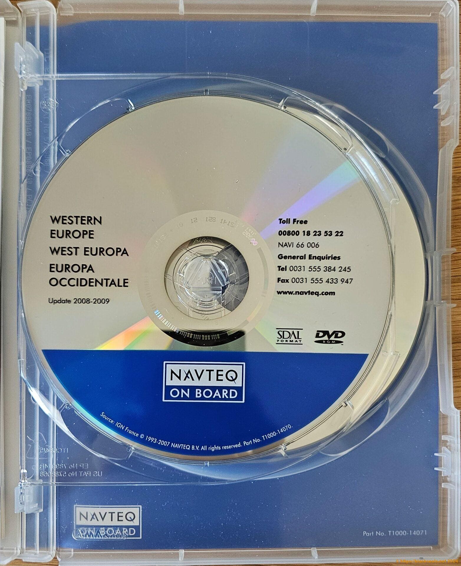 NAVTEQ-Digital-Map-Update-2008-2009-DVD