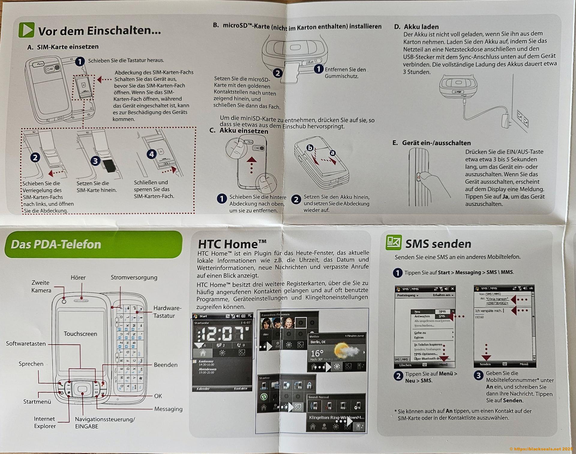 htc tytn-II quickstart 2