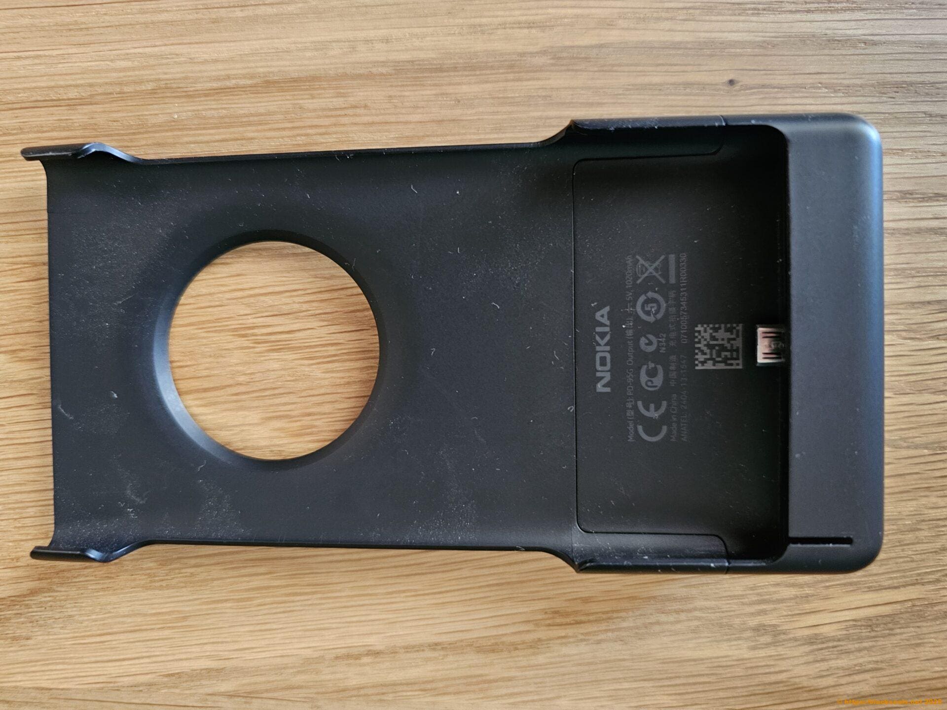 Nokia Lumai 1020 Camera-Grip Rückseite