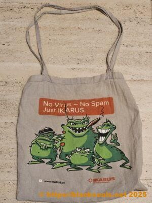 IKARUS Stofftasche bzw. Stoffsackerl ikarus stoffsackerl