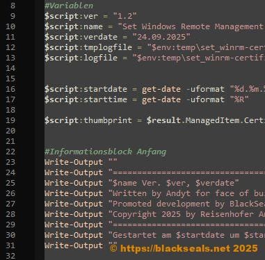 WinRM-HTTPS-Skript